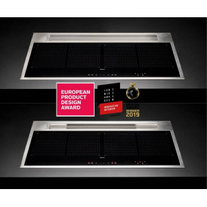 Falmec SINTESI pultba beépíthető inox színű indukciós főzőlap és páraelszívó egyben